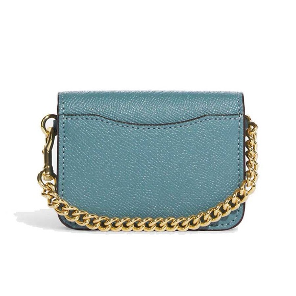 Coach Authentic Leather Poppy Color-Block Crossbody with Detachable Card Case - Picture 4 of 16